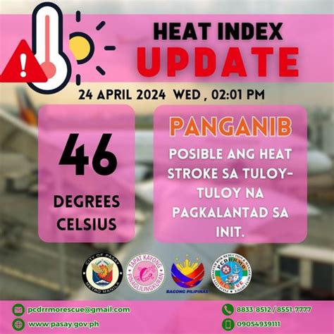 heat index pasay